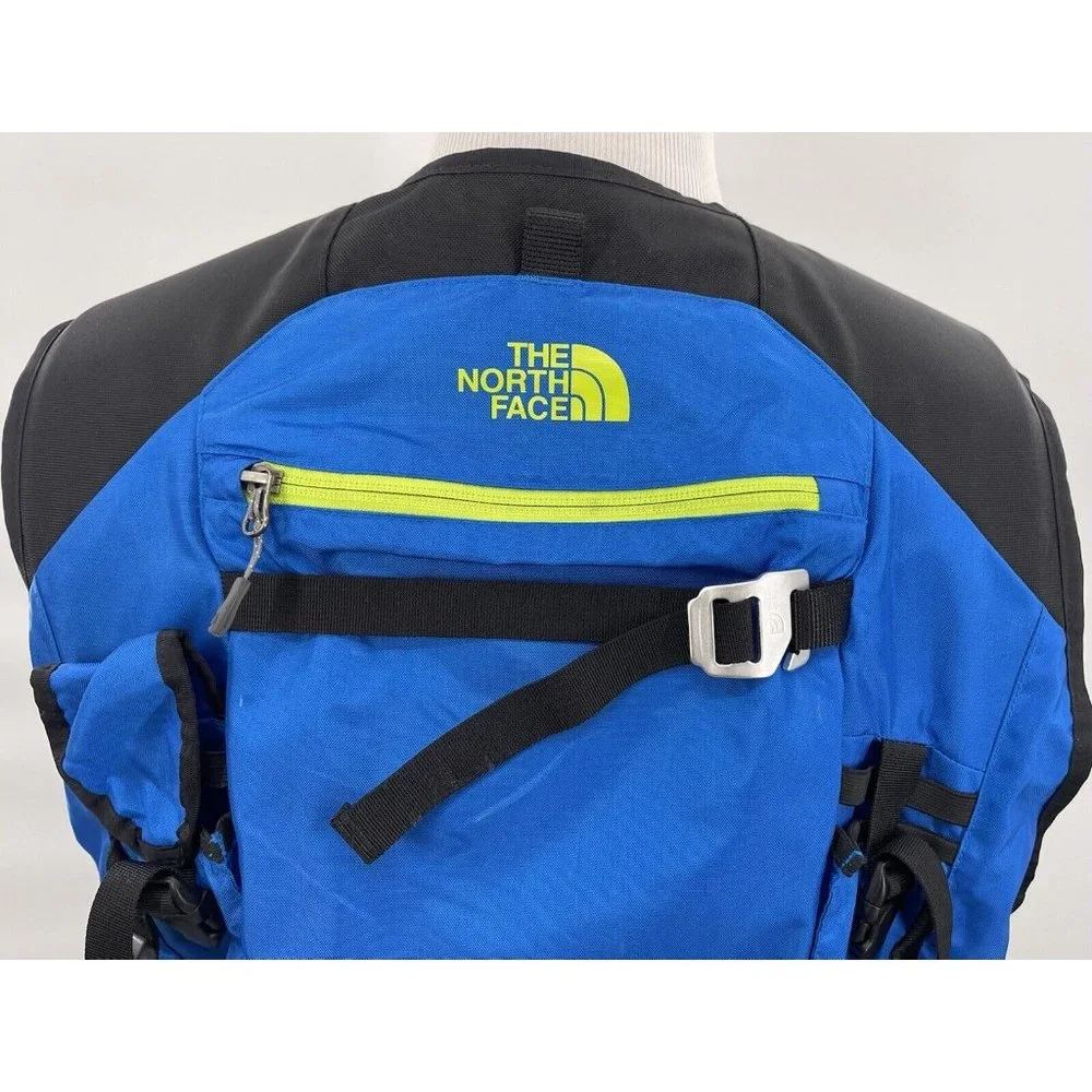 THE NORTH FACE POWDER GUIDE VEST Size Large Bomber Blue Black Summit Series RARE